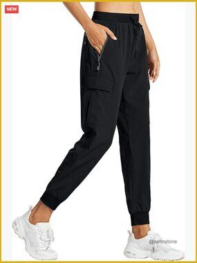Lightweight Quick Dry Cargo Joggers Hiking Pants UPF 50+
